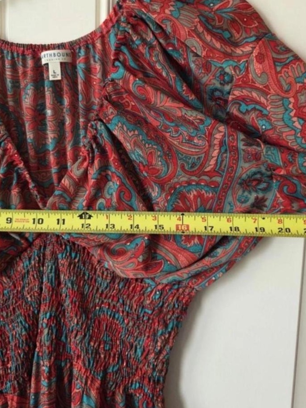 Earthbound Trading Co. Paisley Maxi Dress - Picture 9 of 10